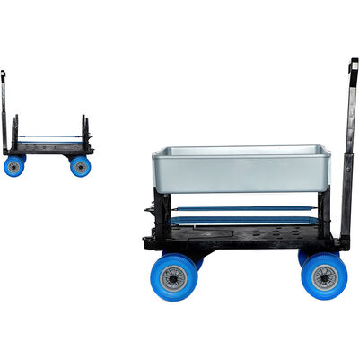 Mighty Max Multi-Purpose Dock Cart Wagon, Silver Tub